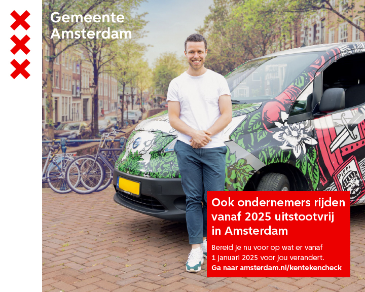 Campagnebeeld Amsterdam uitstootvrije zones